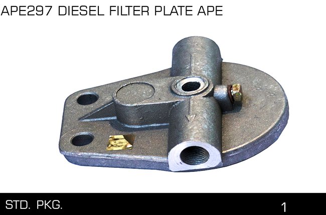 APE297 DIESEL FILTER PLATE APE